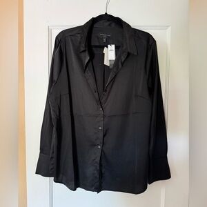 BR satin button down NWT